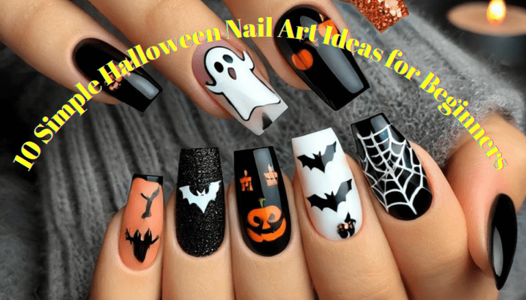 10 Simple Halloween Nail Art Ideas for Beginners